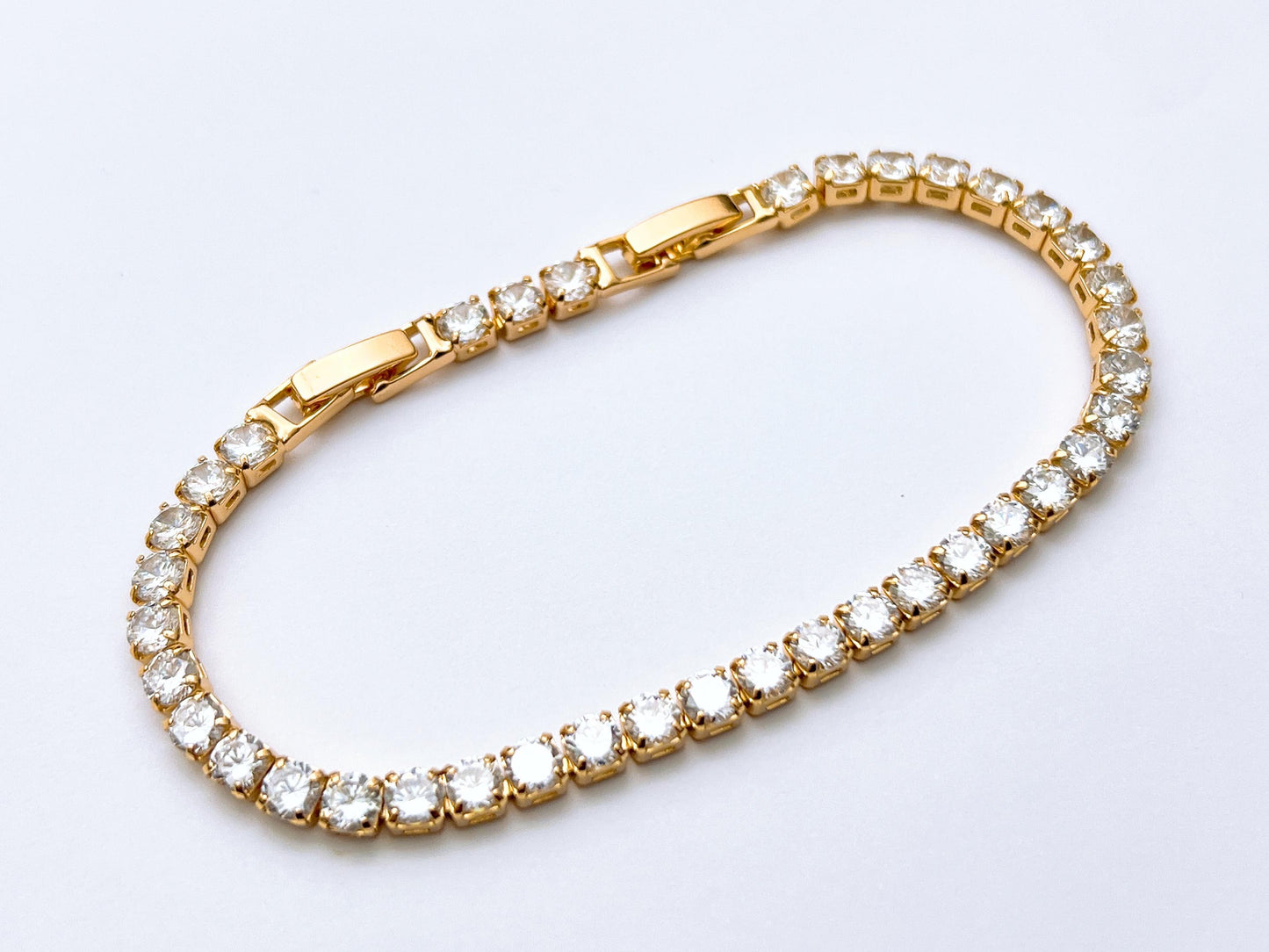 Classic Gold Tennis Bracelet