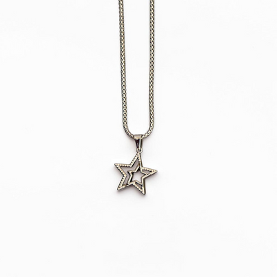 Dotted Star Pendant Necklace
