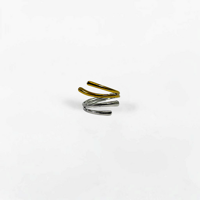 Two-Tone Coil Ring