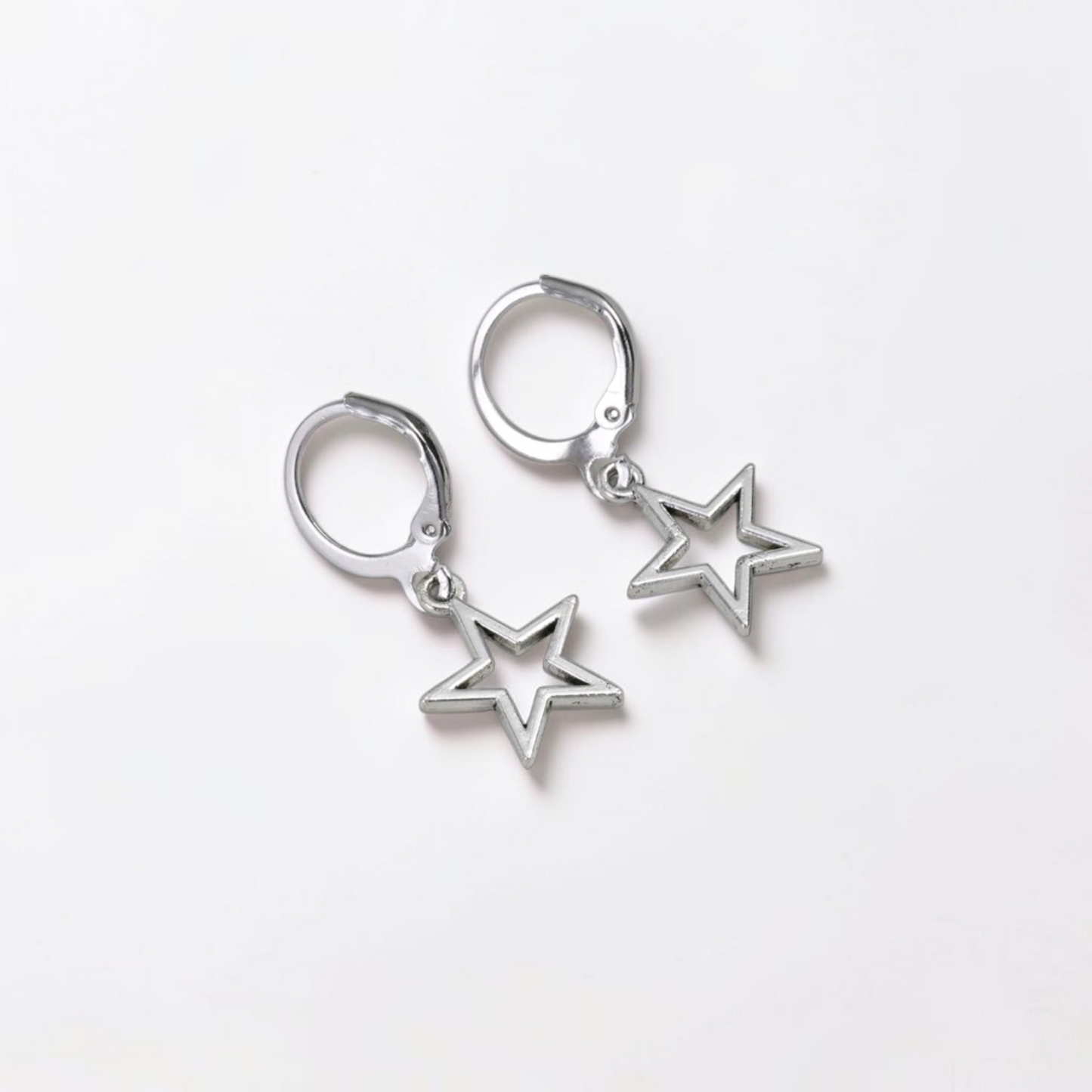 Hollow Star Earrings