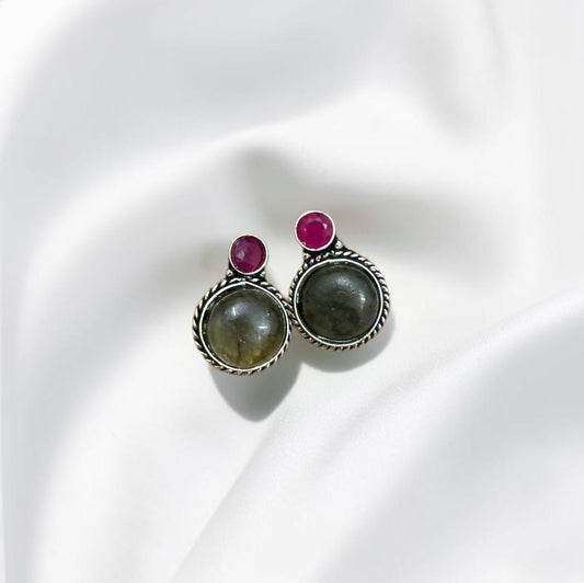 Second Opinion Two-Stone Studs