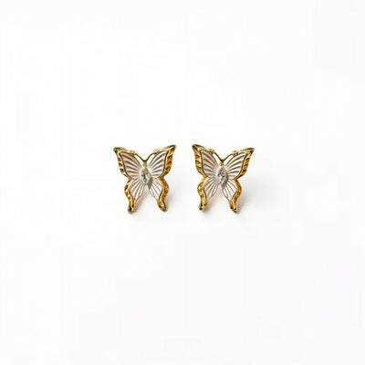 Filigree Butterfly Studs