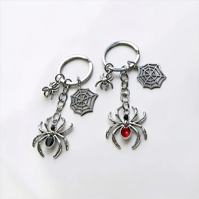 Spider Web Keychain