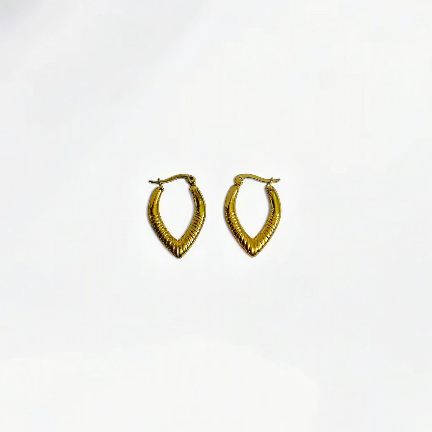 Gold V Hoops