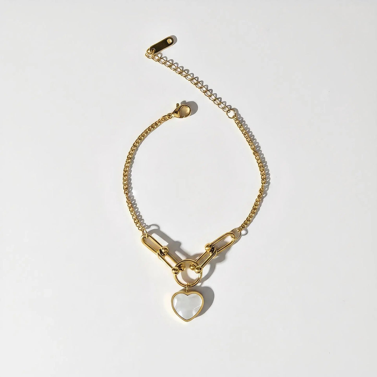 Linked Heart Bracelet