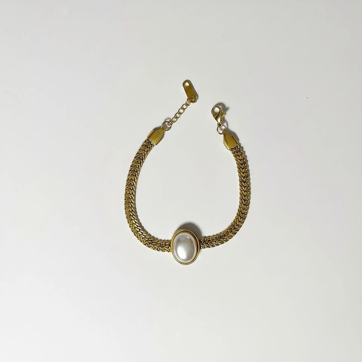 Woven Pearl Bracelet