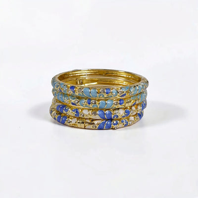 Paisley Enamel Bangle