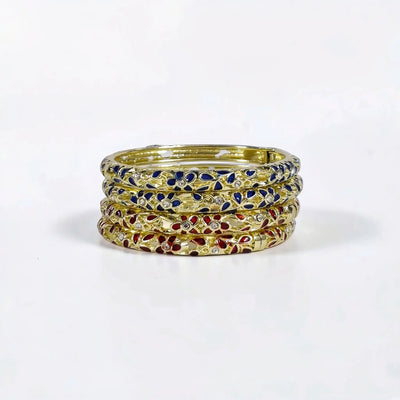 Crystal Blossom Bangle