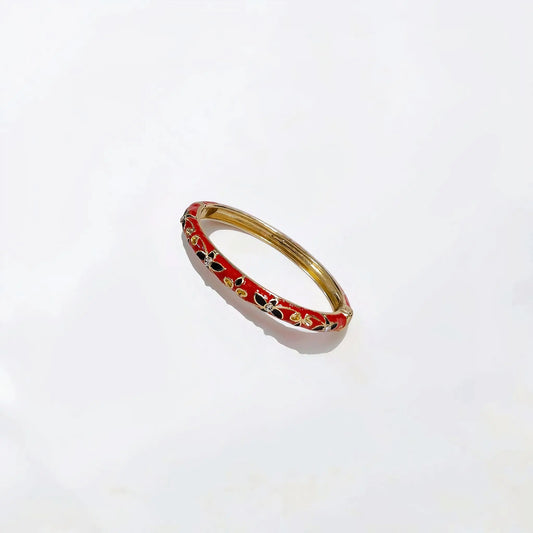 Wildflower Enamel Bangle