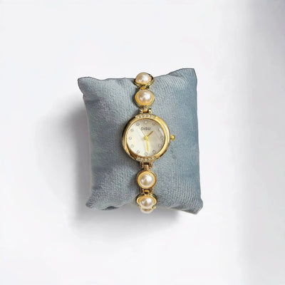 Gold Pearl Watch