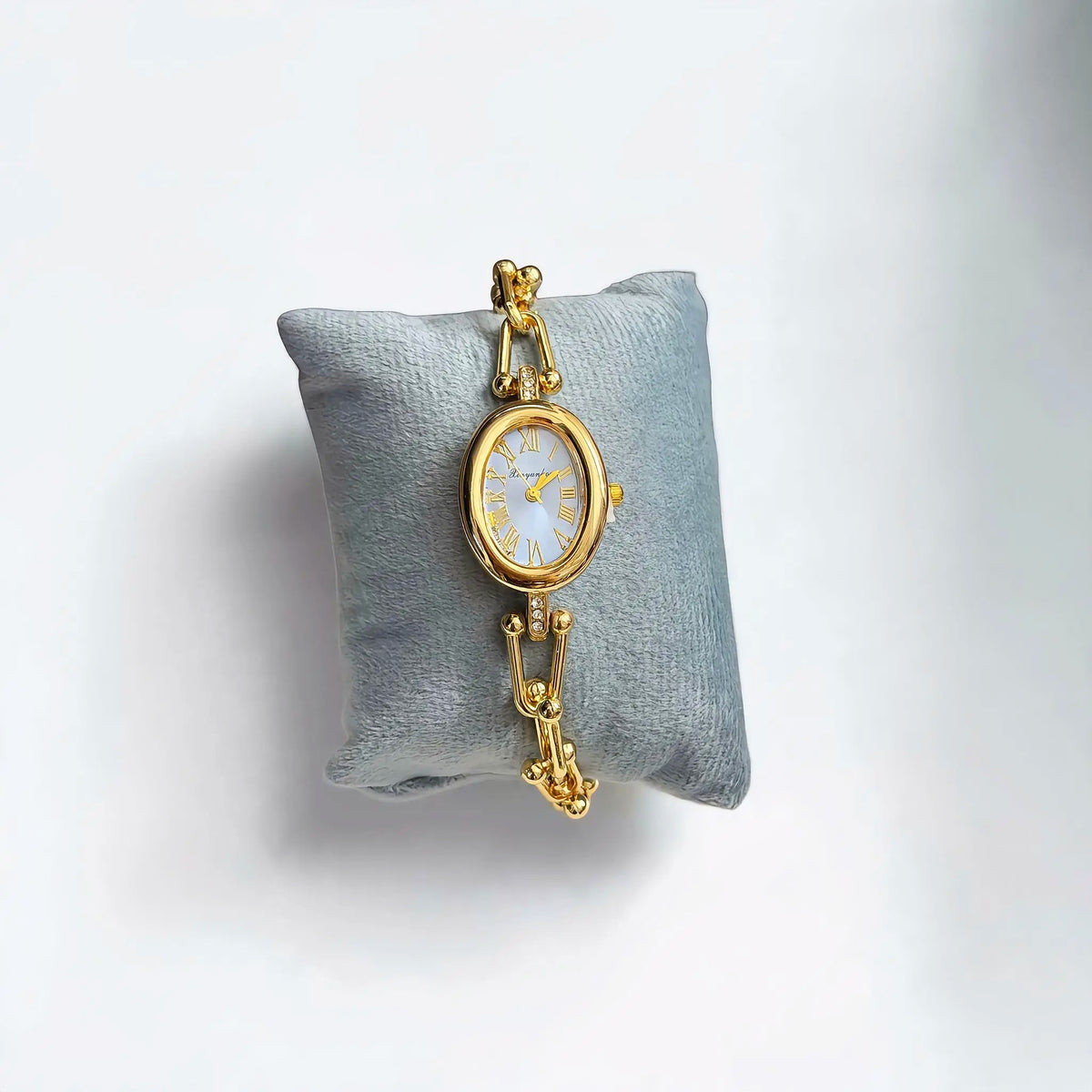 Gold Roman Chain Watch