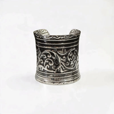 Oxidised Scroll Cuff