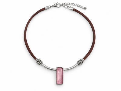 Pink Stone Choker