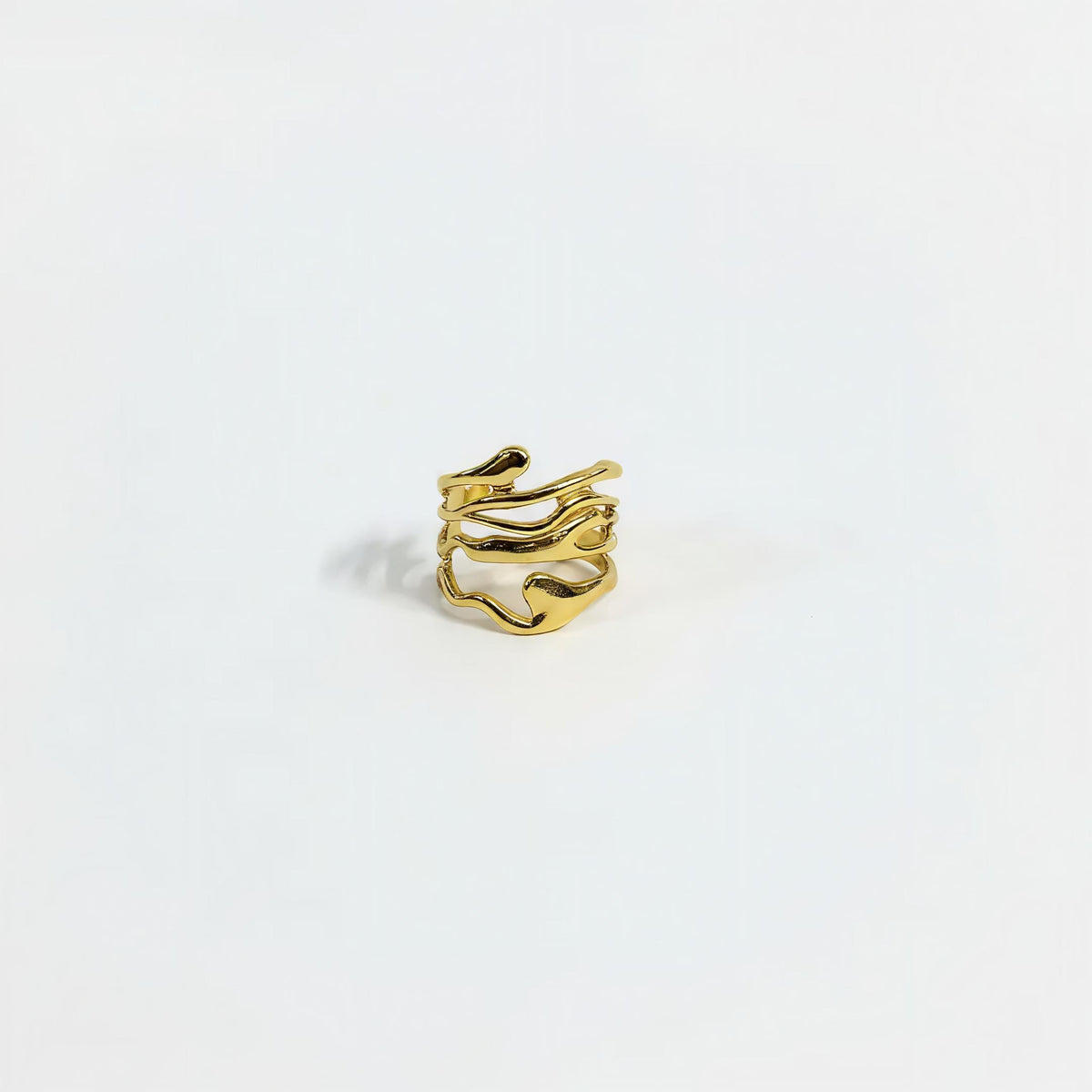 Molten Line Ring