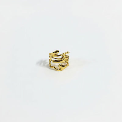 Molten Line Ring