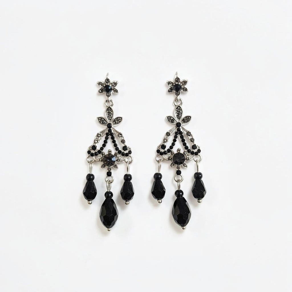 Midnight dangle earrings