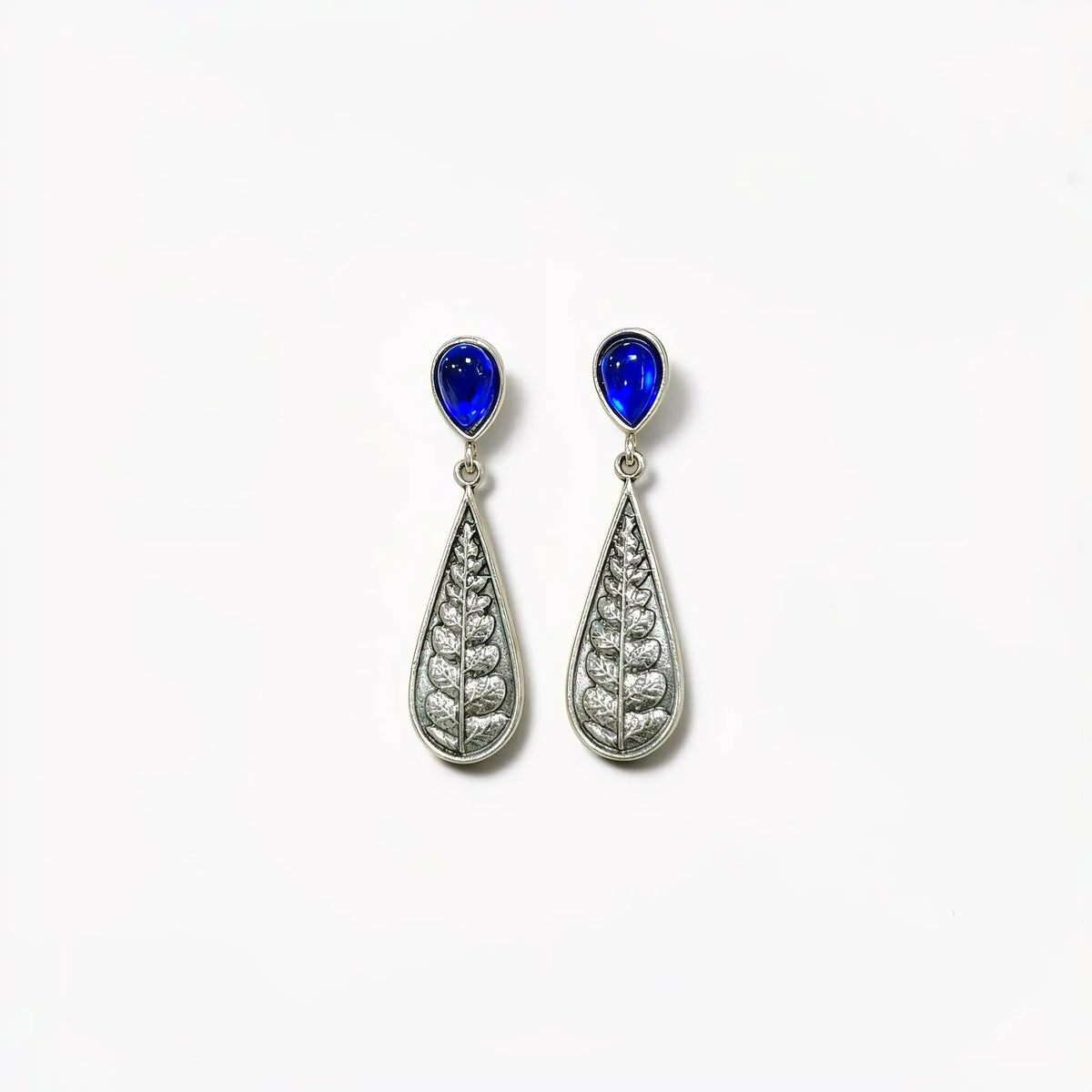 Fern Leaf Drop Earrings