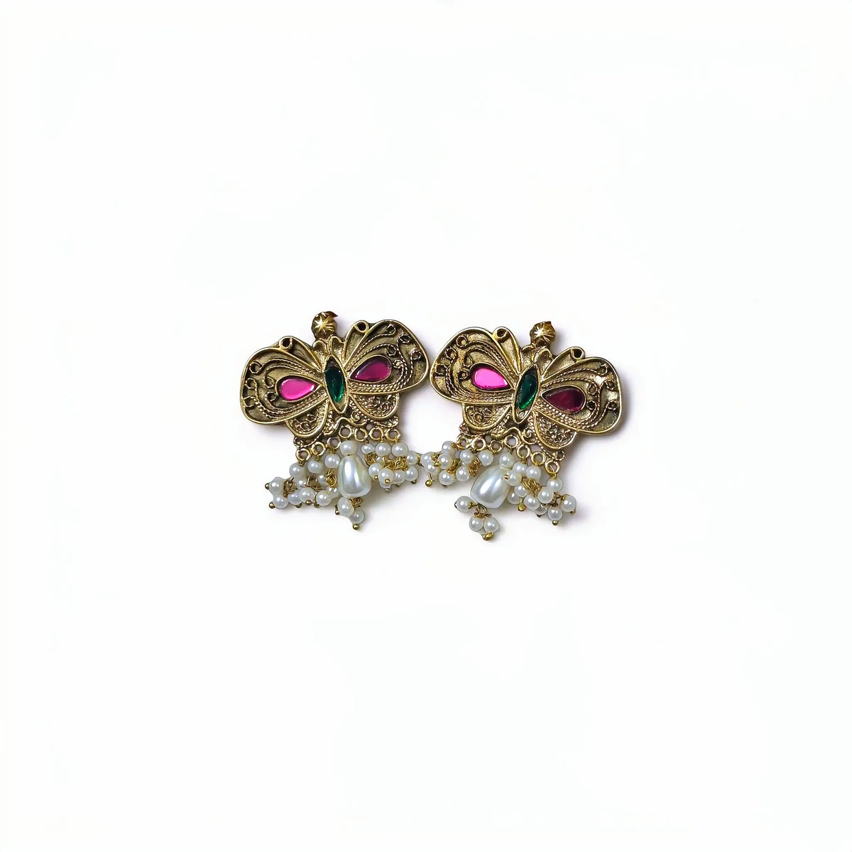 Vintage Butterfly Earrings