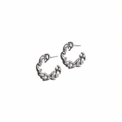 Thorn Vine Hoop Earrings