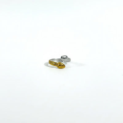 Two-Tone Snake Ring