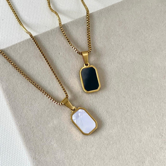 Shell Tag Necklace