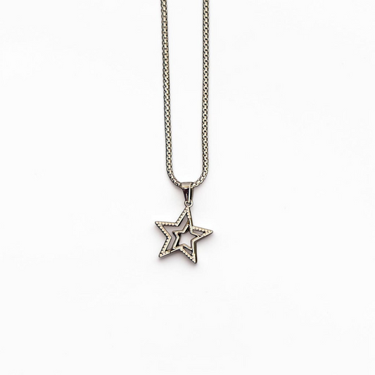 Dotted Star Pendant Necklace