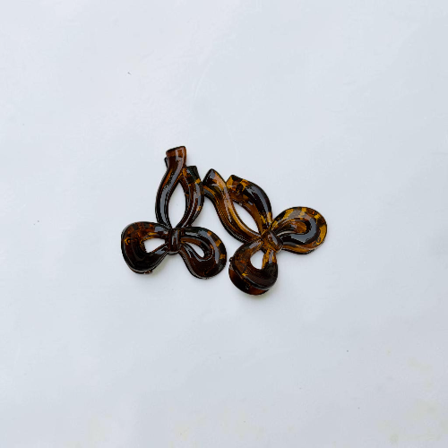 Ribbon Bow Claw Clip