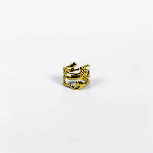 Molten Line Ring