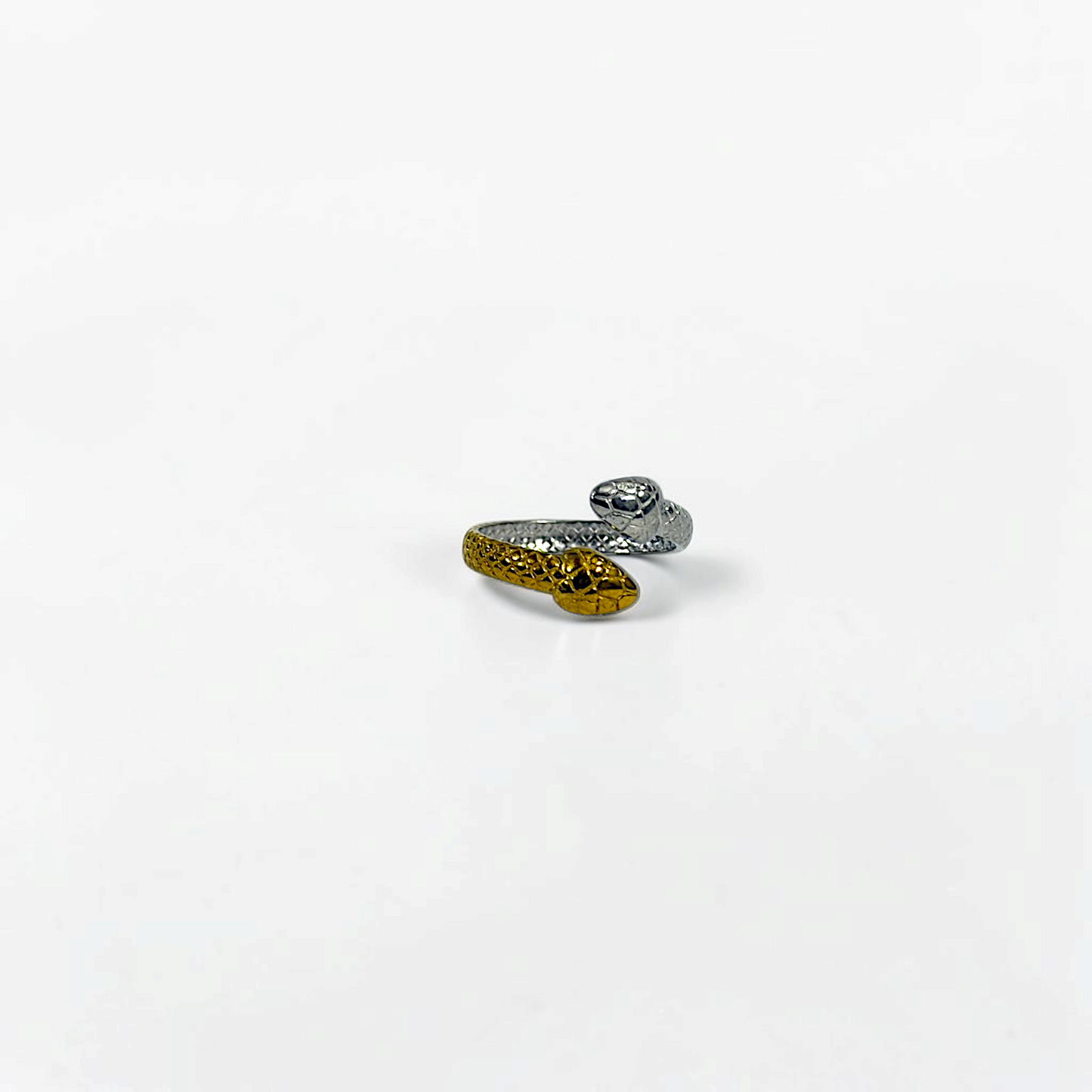 Two-Tone Snake Ring