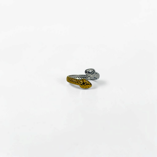 Two-Tone Snake Ring