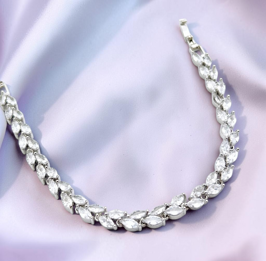 Leaf Tennis Bracelet