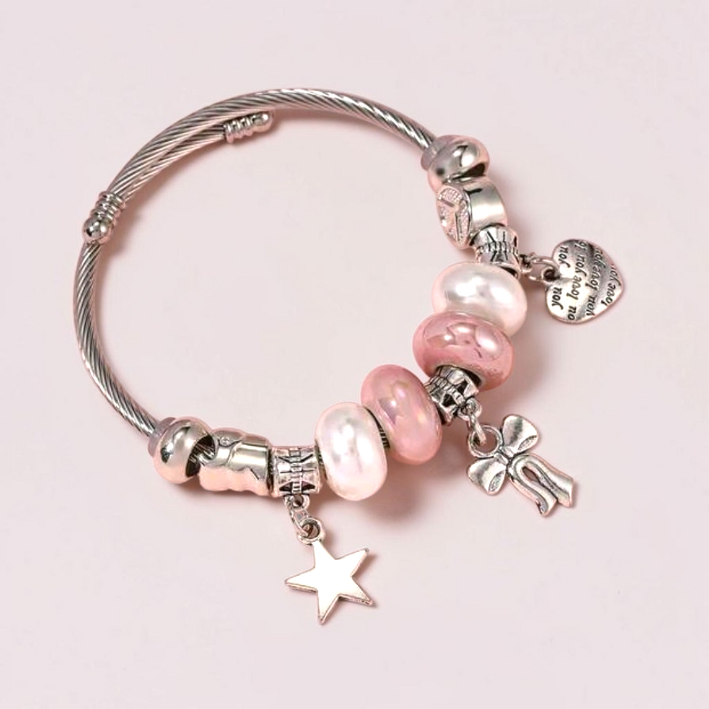 Coquette Charm Bangle