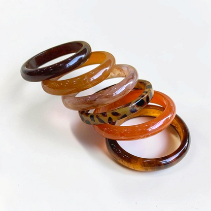 Amber Resin Bangle