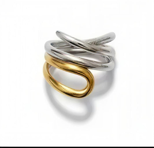Multi Band Wrap Ring