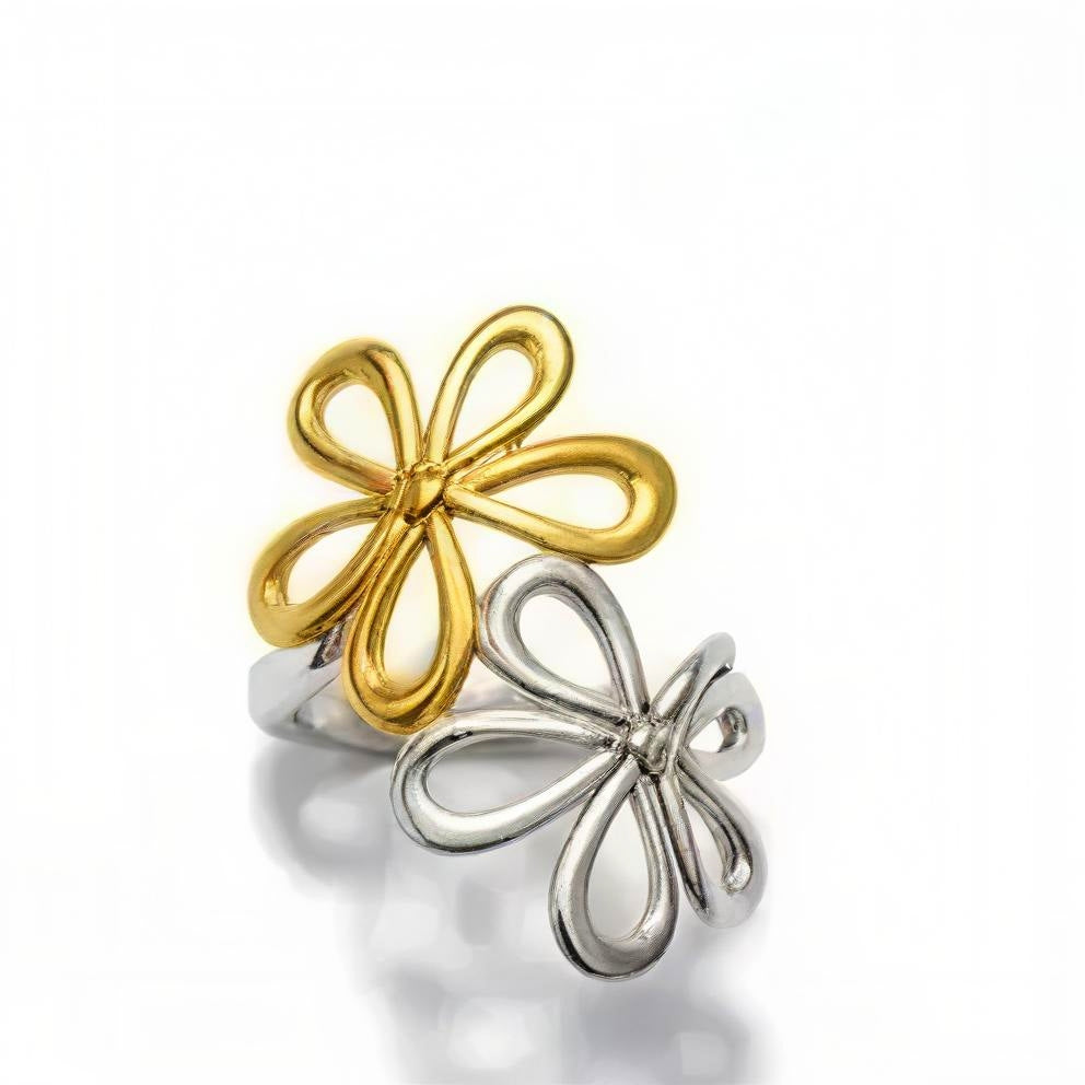 Double Daisy Ring