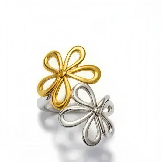 Double Daisy Ring
