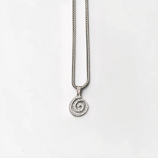 Spiral Pendant Necklace