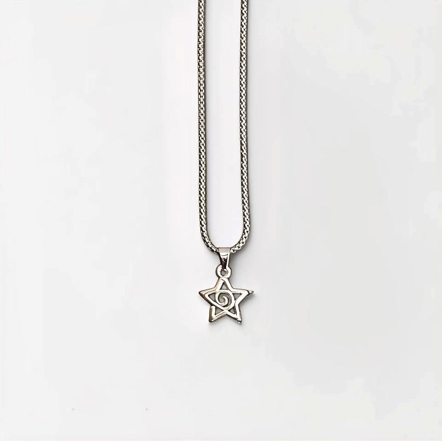 Spiral Star Pendant Necklace