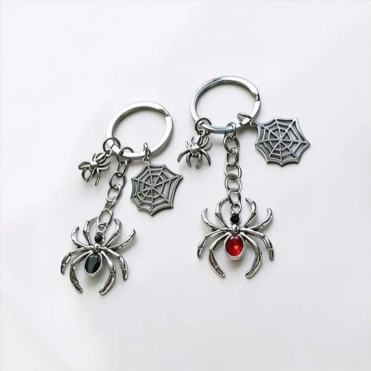Spider Web Keychain