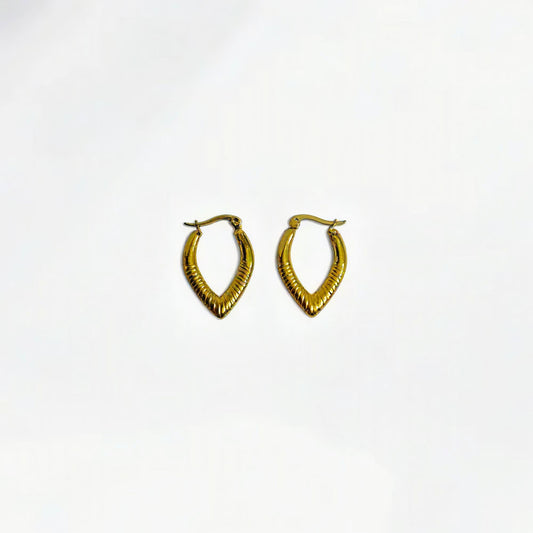 Gold V Hoops