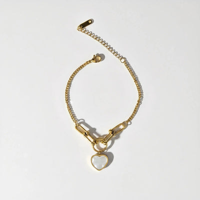 Linked Heart Bracelet