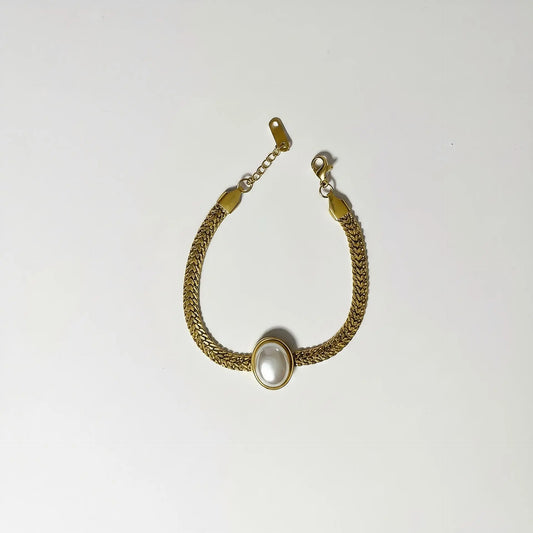 Woven Pearl Bracelet