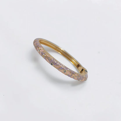 Vine Enamel Bangle