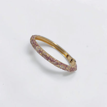 Vine Enamel Bangle
