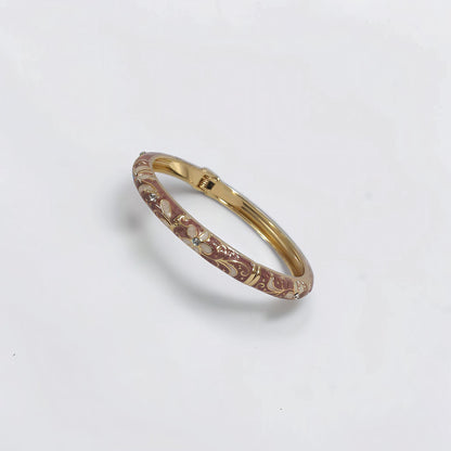 Vine Enamel Bangle