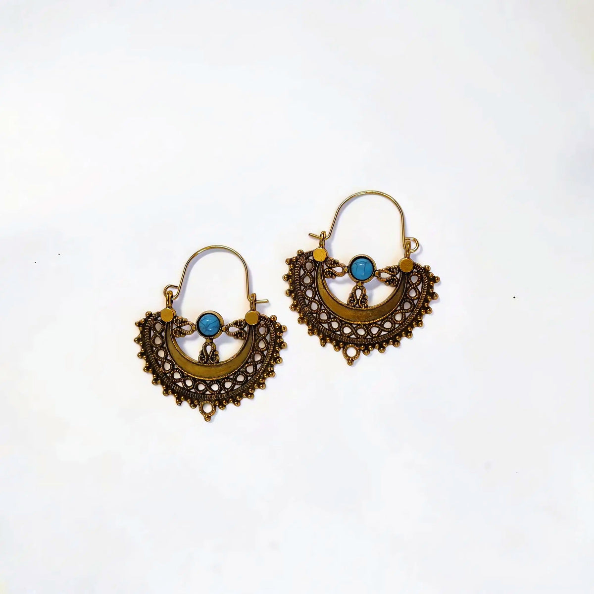 Crescent Hoop Earrings
