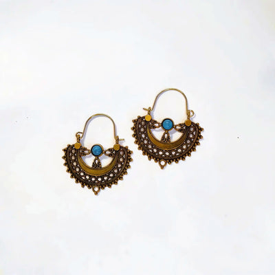 Crescent Hoop Earrings