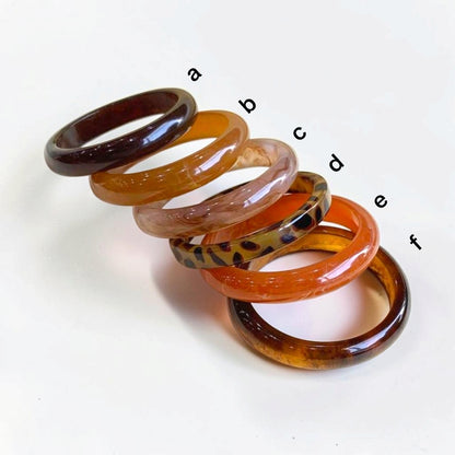 Amber Resin Bangle