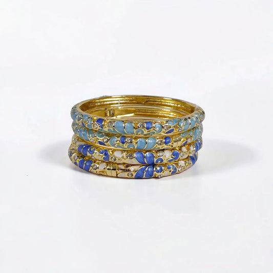 Paisley Enamel Bangle