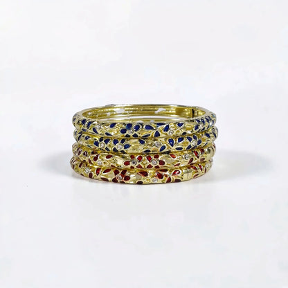 Crystal Blossom Bangle